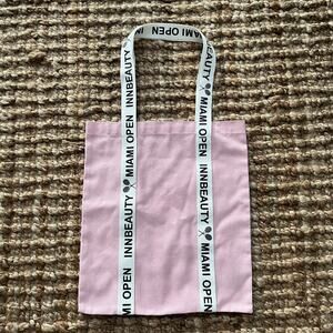 INNBeauty Miami Open Pink Canvas Tote Bag NWOT – Limited Event Promo